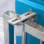 White Top Gate Roller/ Sliding Door Guide Roller Holder - Image 2