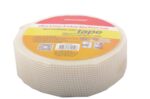 50mm×90mm Highpower Self - Adhesive Joint Tape / Fiberglass Mesh Tape White