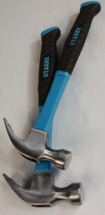 Starex Hammer Claw Hammer with Steel Shaft for Masonry and Woodwork - blue and black - Image 2