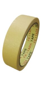 1" Feiyada Brown Masking Tape - Image 2