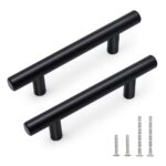 Black Drawer Handle J15 (170mm) - Image 2