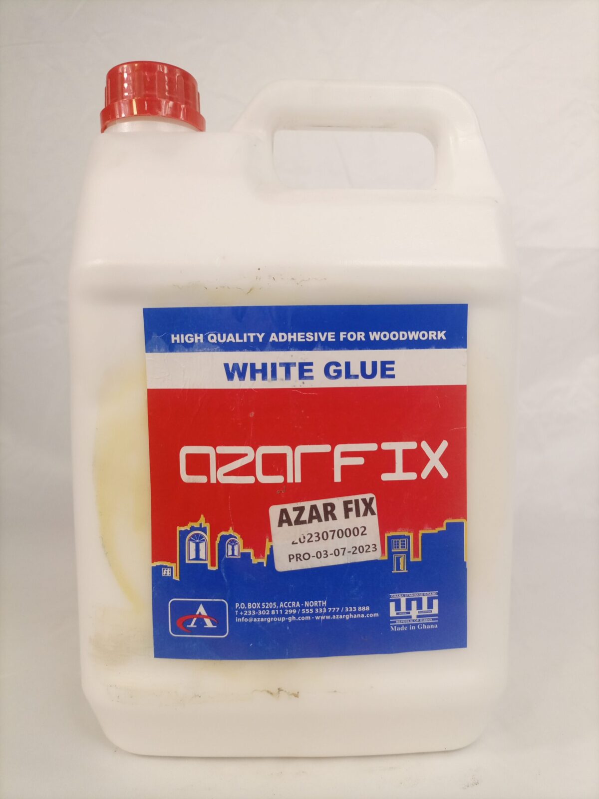 5L Azar White Glue: Bonding Power for Your Projects - Image 1