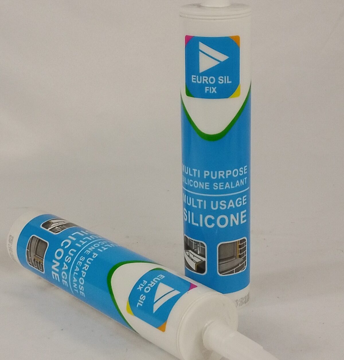 EURO SIL FIX - Multi Purpose Clear Silicone Sealant 290g - Image 1