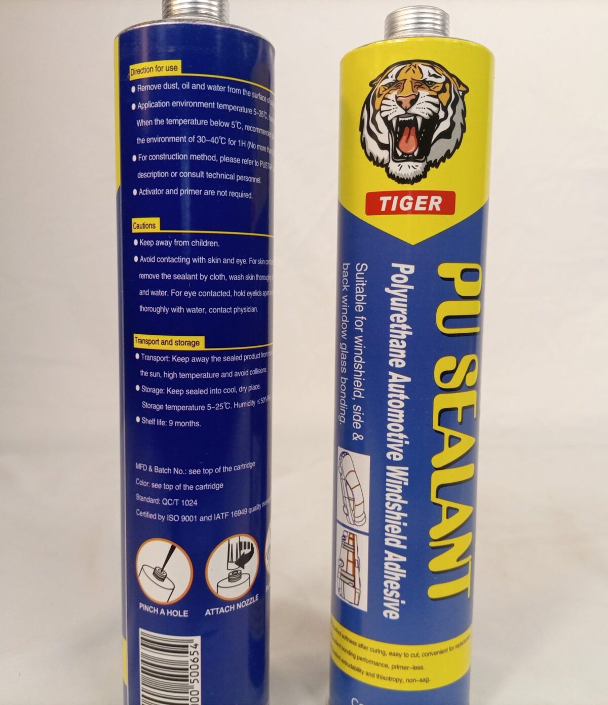 Automotive Windshield Adhesive TIGER PU Sealant Polyurethane 310ml - Image 1