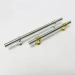 Silver And  Gold Round Drawer Handle F10 (160mm) - Image 2
