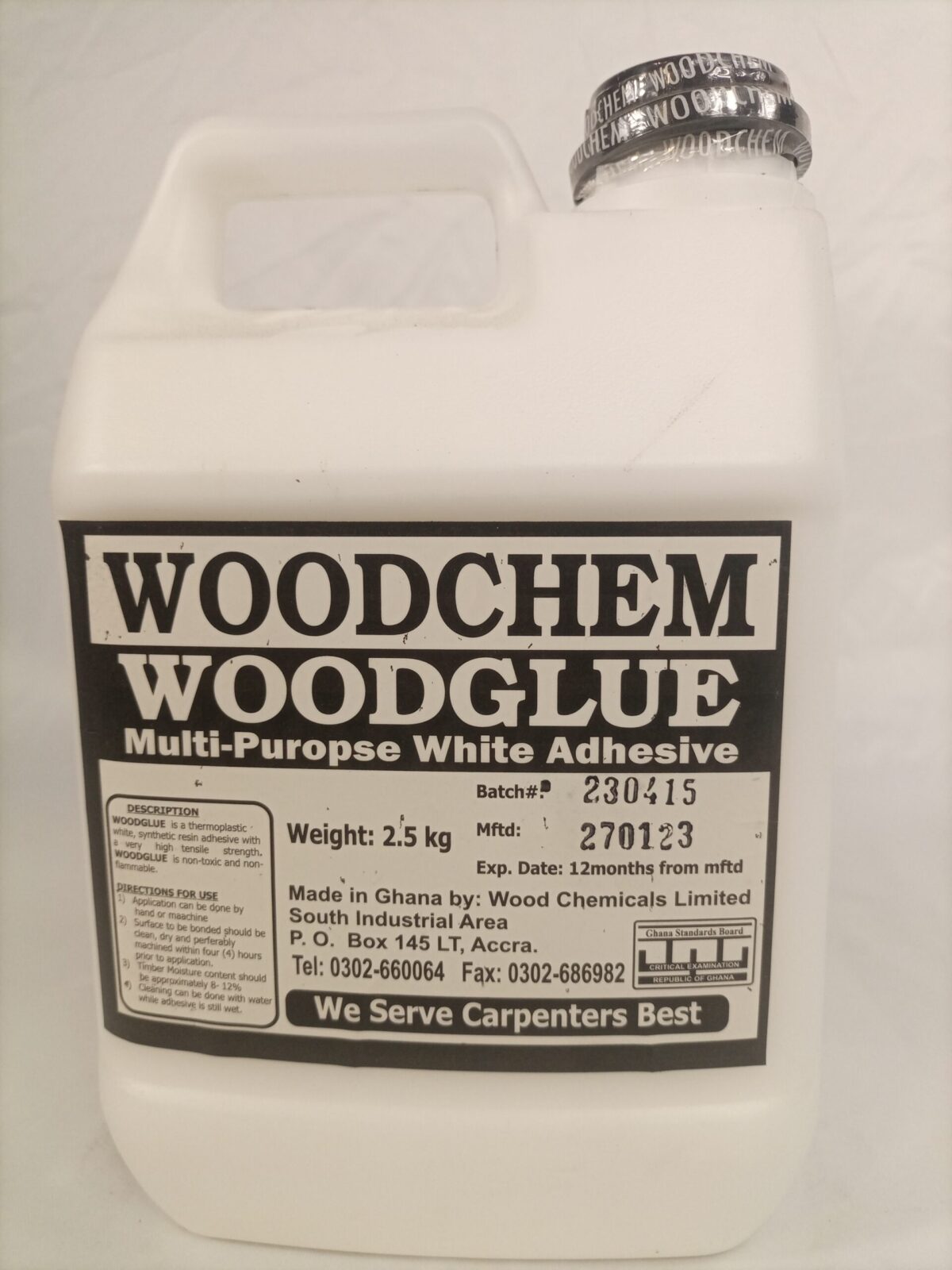 2.5L WoodChem Wood Glue: Bonding Power for Your Projects - Image 1