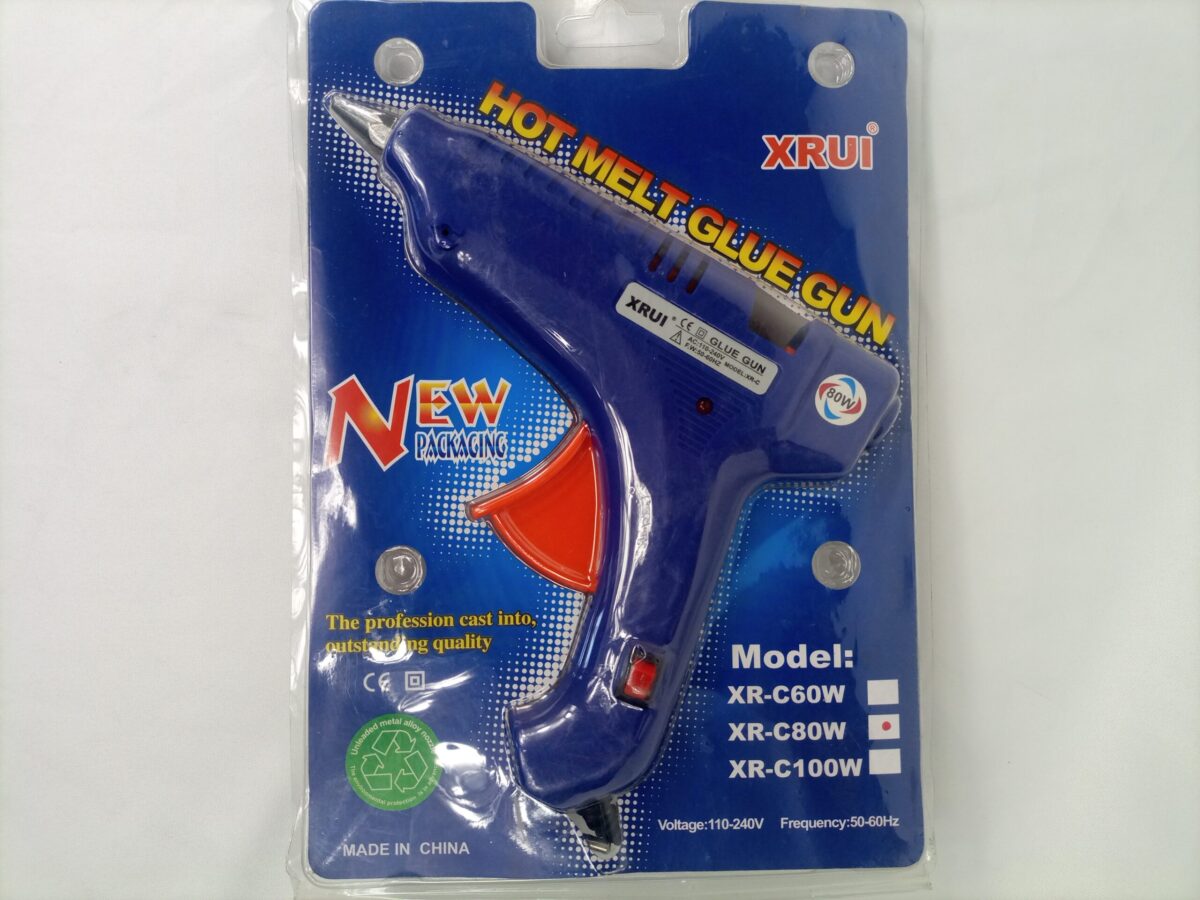 80W XRUI Hot Melt Glue Gun - 110-240V / 50-60Hz - Image 1