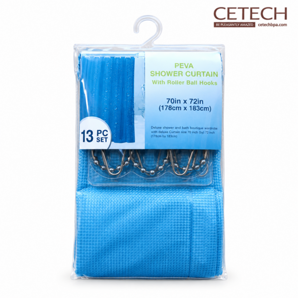 peva-shower-curtain-with-roller-ball-hooks-70-x-72-13-piece-set-for-easy-hanging-complete-bathroom-coverage